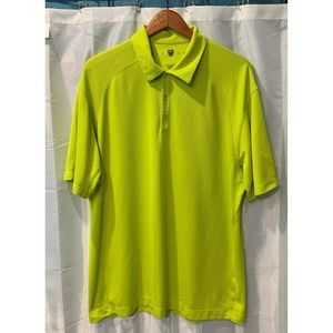 Nike Golf Men's Size XL Short Sleeve Athletic Green Lightweight Polo Shirt